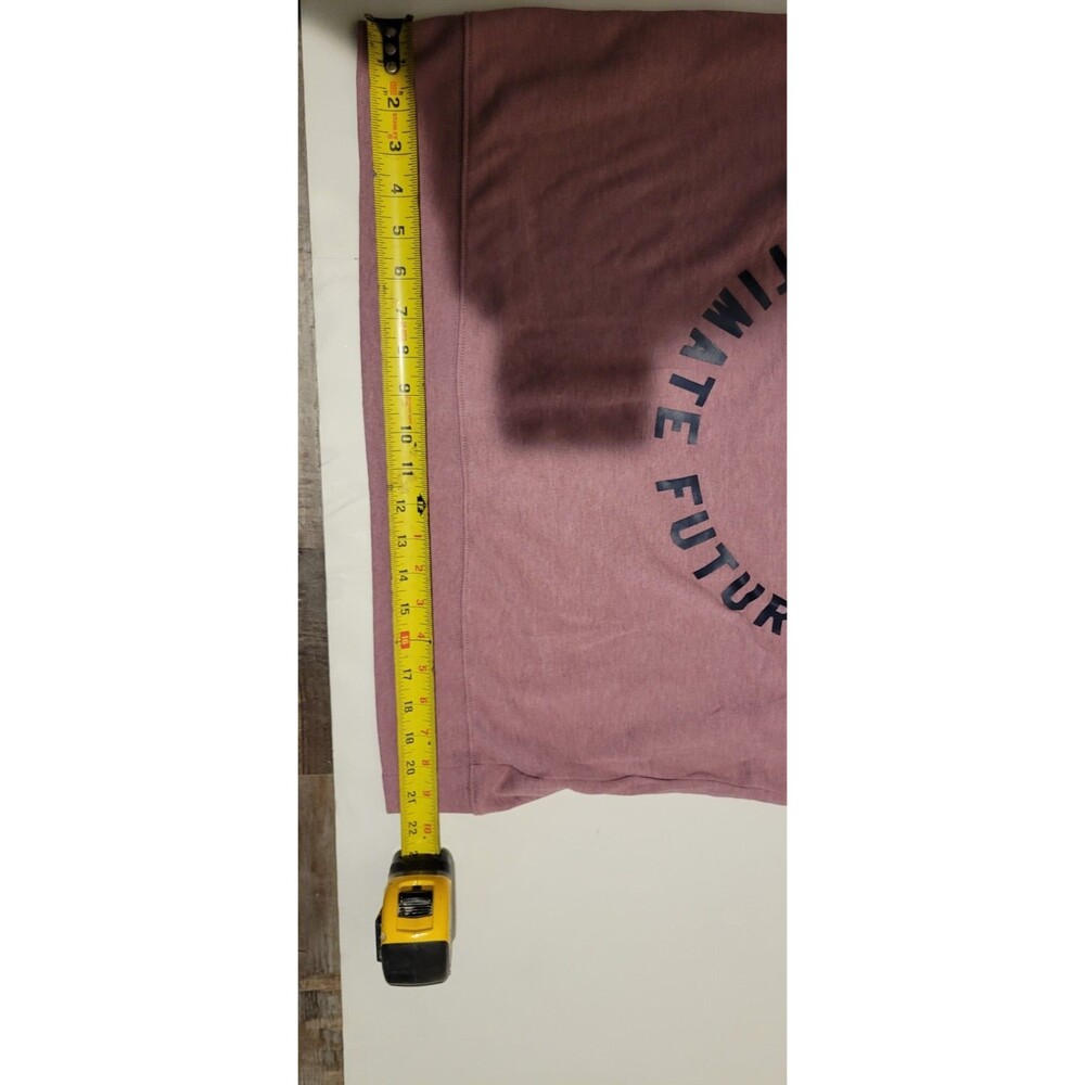 H&M size XL mauve pink graphic crew neck sweatshirt never forget nobodys hero B1 - Picture 9 of 11